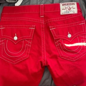 True Religion Red shorts